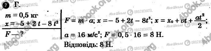 ГДЗ Физика 10 класс страница Вар2 Впр7